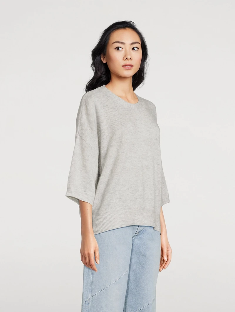 Short-Sleeve Sweater