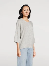 Short-Sleeve Sweater