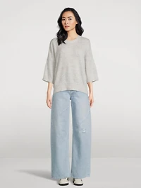 Short-Sleeve Sweater