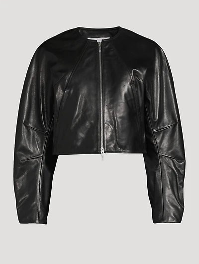 Articulated Leather Jacket