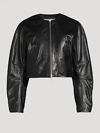 Articulated Leather Jacket