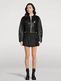 Articulated Leather Jacket