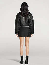 Articulated Leather Jacket