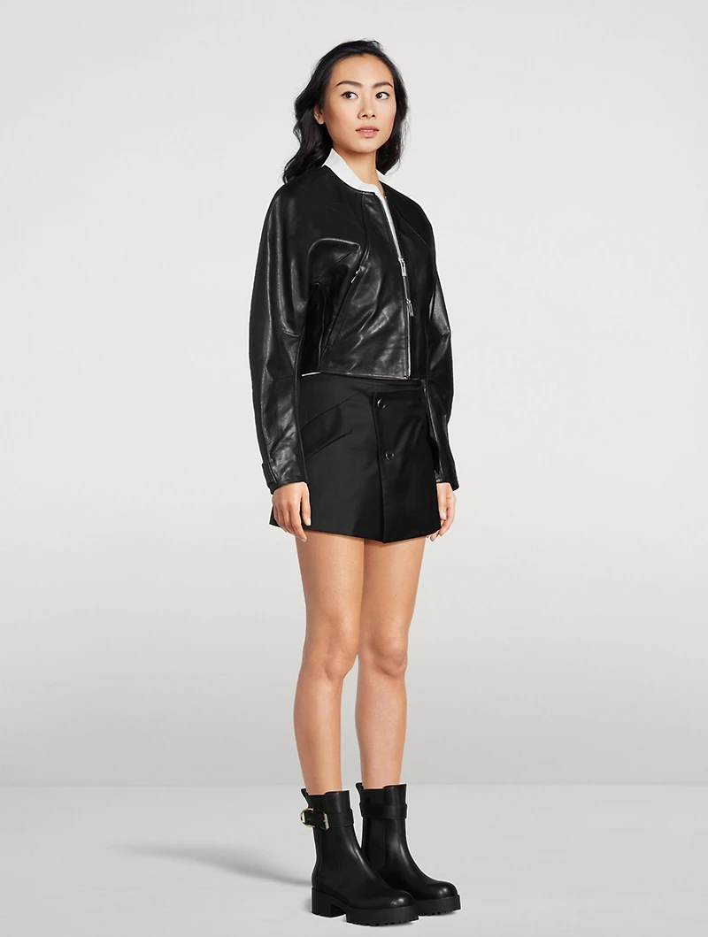 Articulated Leather Jacket