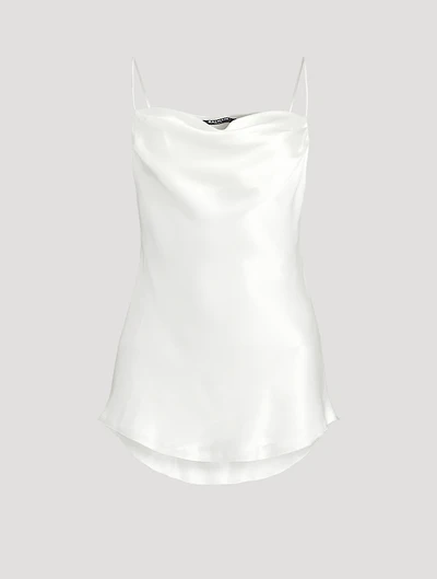 Draped Satin Cami