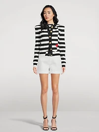 Marinière Jacquard Cardigan