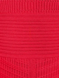 Rib-Knit Midi Dress