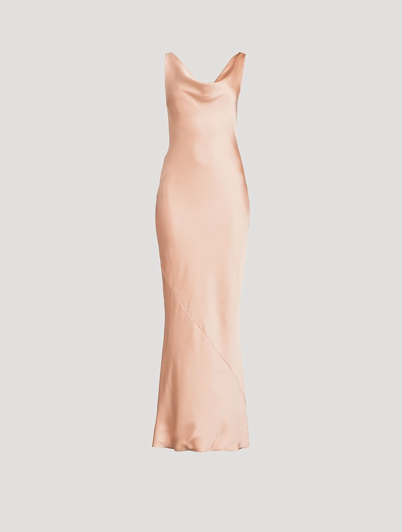 Maria Satin Gown