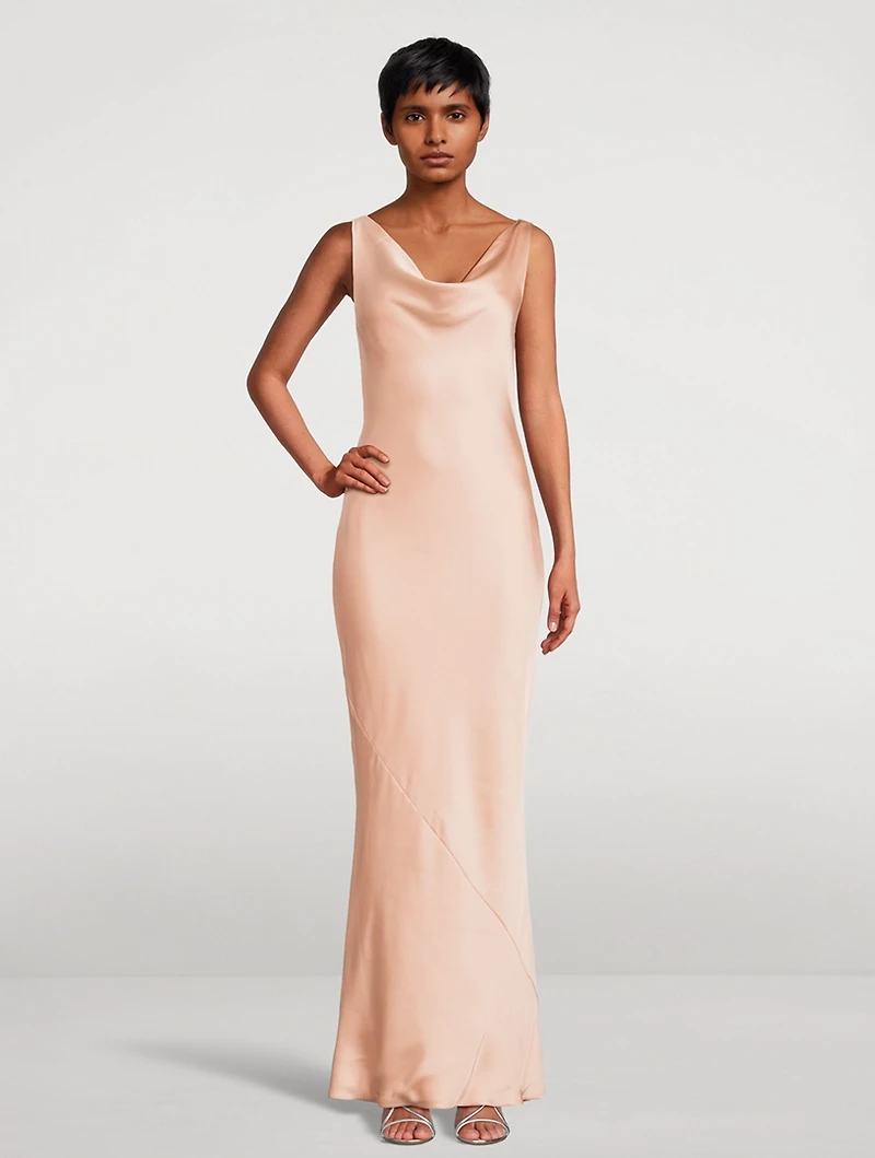 Maria Satin Gown