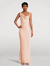 Maria Satin Gown
