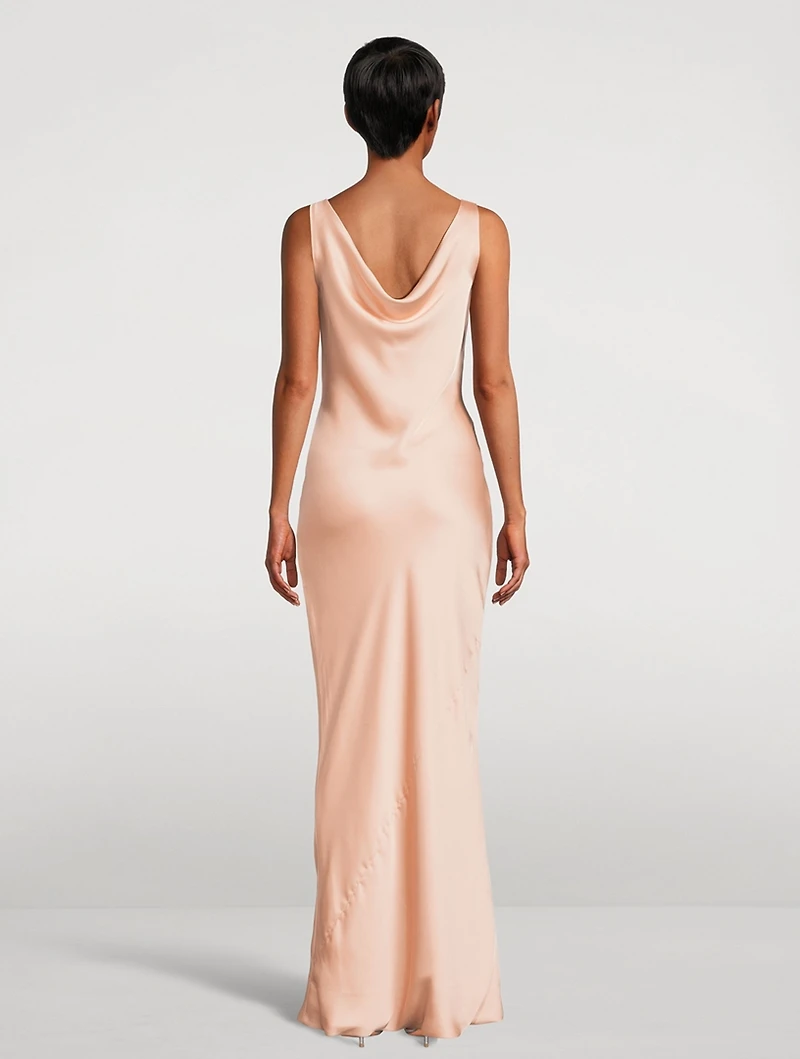 Maria Satin Gown