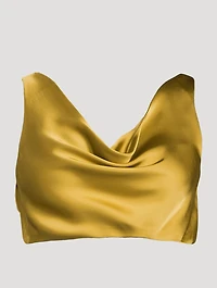 Maria Satin Crop Top