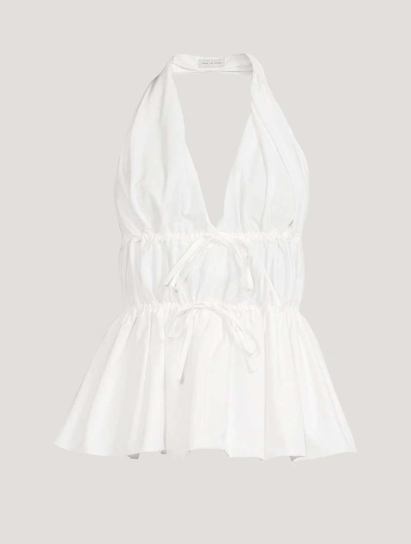 Ceana Poplin Halter Top