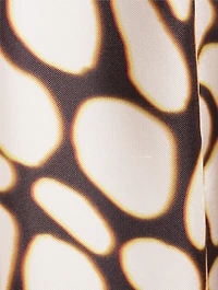 Deana Mixed-Print Poplin Halter Dress