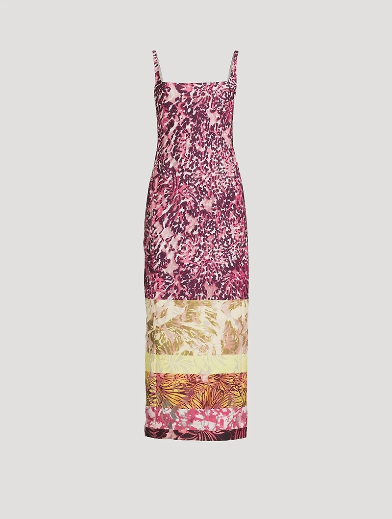 Debano Mixed-Print Dress