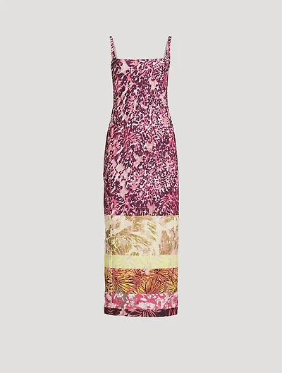 Debano Mixed-Print Dress