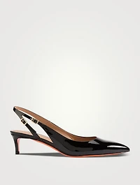 Audrey Patent Leather Slingback Pumps