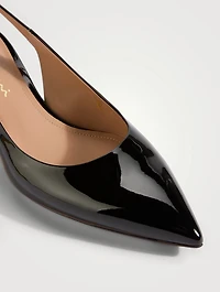 Audrey Patent Leather Slingback Pumps