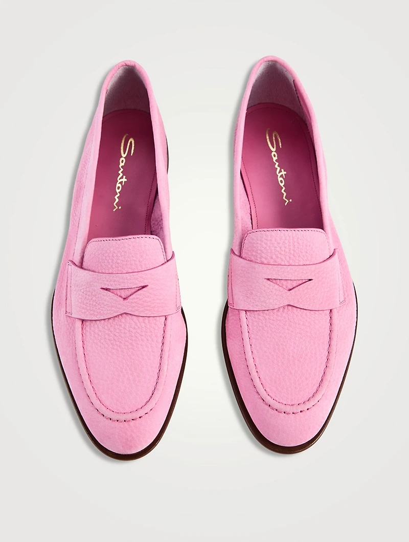 Famed Suede Penny Loafers