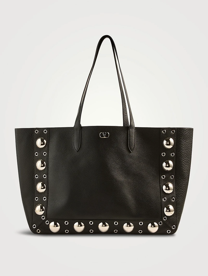 Nellcôte Grain Leather Tote Bag