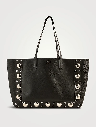 Nellcôte Grain Leather Tote Bag