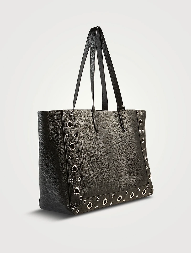 Nellcôte Grain Leather Tote Bag