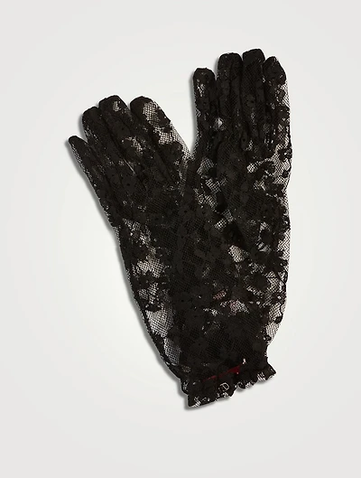 VLogo Lace Gloves