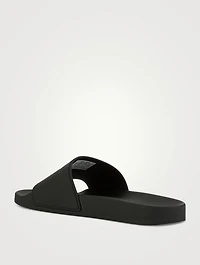 Tape Type Logo Slide Sandals