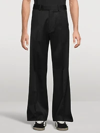 Wool Flare Pants