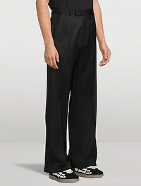 Wool Flare Pants