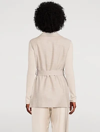 Belted Sleeveless Jacket