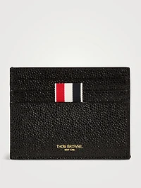 Pebble Grain Leather Card Holder