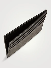 Pebble Grain Leather Card Holder