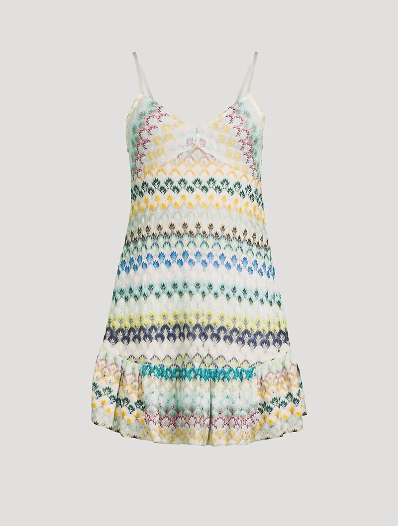 Raschel Mini Dress