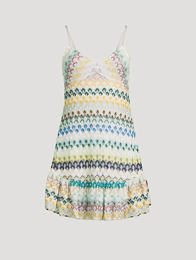 Raschel Mini Dress