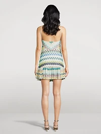 Raschel Mini Dress