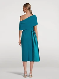 Fontaine Asymmetric Midi Dress