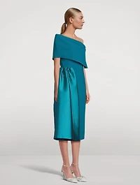 Fontaine Asymmetric Midi Dress