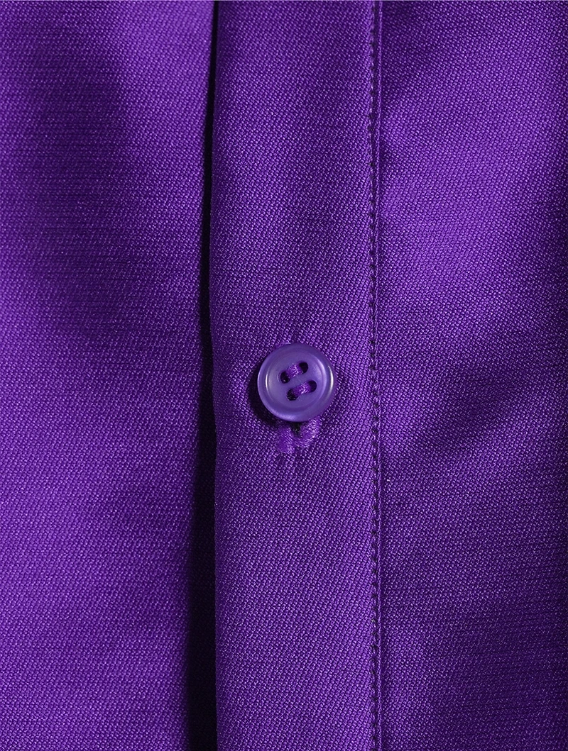 Tibaldi Satin Shirt Dress