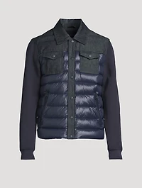 Donovan Quilted Contrast Snap Jacket