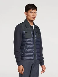 Donovan Quilted Contrast Snap Jacket