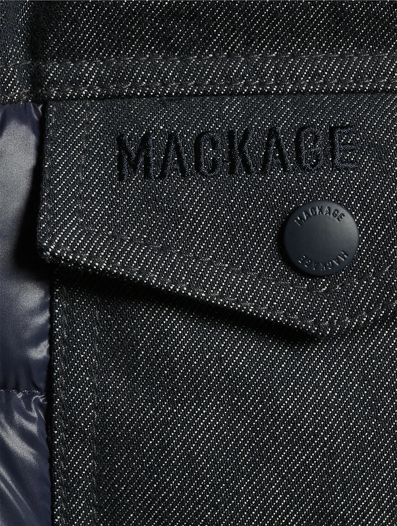 Donovan Quilted Contrast Snap Jacket