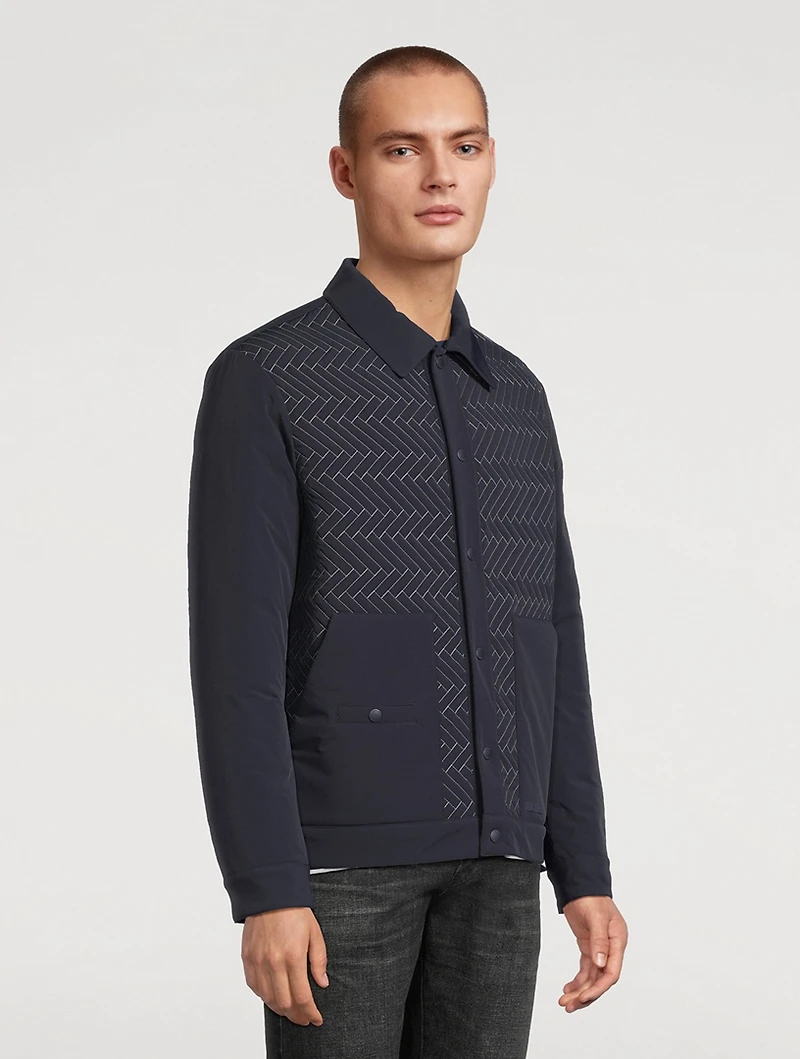 Maxwell Quilted Down Shirt Jacket