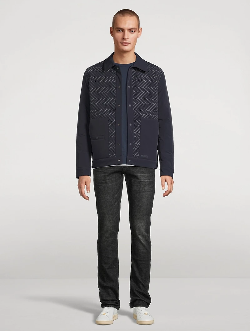 Maxwell Quilted Down Shirt Jacket