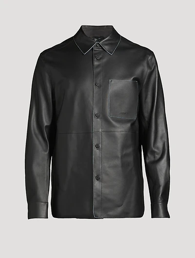 Remington Leather Overshirt