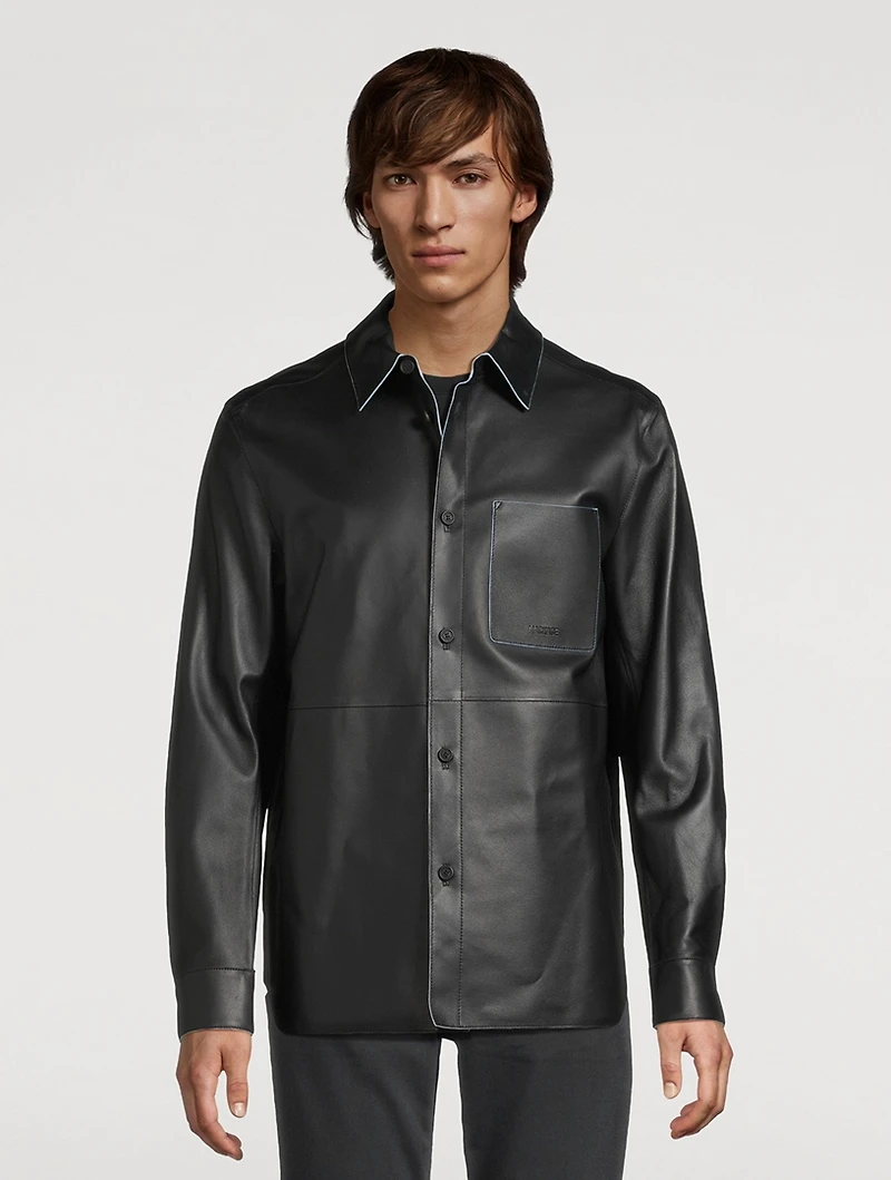 Remington Leather Overshirt