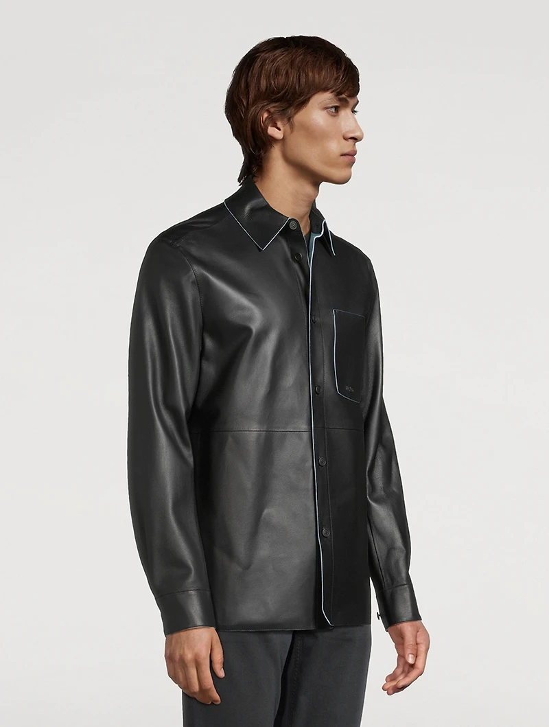 Remington Leather Overshirt