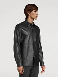 Remington Leather Overshirt