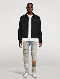 MA Quad Art Patch Skinny Jeans