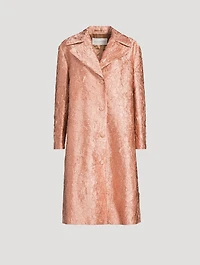 Ricca Crinkled Satin Coat